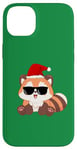 Coque pour iPhone 14 Plus Red Panda Père Noël drôle Red Panda Humour de Noël