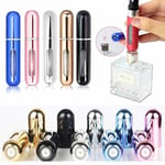 Perfume Bottle 5x 5ml Travel Portable Mini Refillable Perfum