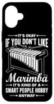 iPhone 16 Plus Funny Marimba Instrument Pun for a Marimba Player Case