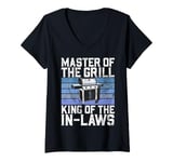 Womens Matser of the Grill King of the In Laws Brother in Law V-Neck T-Shirt