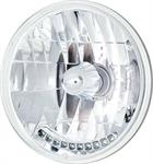 Classic Industries CP500120 framlampa 7" med oranga LED H4 lampa ingår