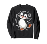 Dancing Penguin Cute Cartoon Fun Waddle Dance Funny Dancer Sweatshirt