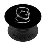 Ski mask shirt, Shoebox money, hip hop, retro money cash rap PopSockets Adhesive PopGrip