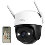 Imou 2024 New 3K Security Camera Outdoor with AI Human/Vehicle Detection, 360° PTZ WiFi Home IP CCTV Camera Wireless, 5MP Color Night Vision, Auto Tracking, Siren, 2-way Audio, IP66, Works with Alexa