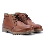 Barbour Boulder Leather Men's Teak Boots