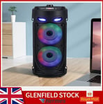 High Bass Ultra Loud Bluetooth Speakers Portable Wireless Subwoofer w/Micr 8''