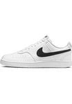 NIKE Men's Court Vision Low Next Nature Basketball Shoe, White/Black-White, 11.5 UK