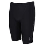 ZONE3 Men's RX3 Medical Grade Compression Shorts, Black/Gun Metal, XS