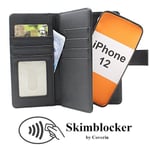 Skim blocks iPhone 12 XL Magnet Wallet -kotelo