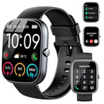 Smart Watch for Men/Women, Answer/Make Calls Fitness Watch, 1.91" Smartwatches with Heart Rate/Sleep Monitor/Step Counter, 110+ Sports Fitness Tracker IP68 Waterproof Activity Trackers for Android IOS