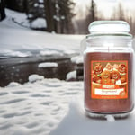 AIRPURE CANDLE GINGERBREAD 510g 120hr BURN TIME CANDLES CHRISTMAS GIFT