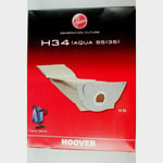 5 X HOOVER H34 AQUA S5135 VACUUM CLEANER HOOVER DUST BAGS   09177650