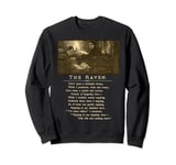 Once Upon A Midnight Dreary The Raven Edgar Allen Poe Sweatshirt