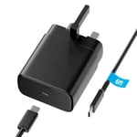 for Sam Sung Charger,45W USB C Super Fast Charging for Galaxy S24 Ultra/S24/S23 Ultra/S23+/S22/S22 Ultra/S22+/Note 10/20/S20/S21,A33,A53,S7/S8,USB C Power Adapter Plug for Type C Phone (Deep Black)