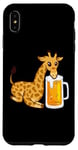 Coque pour iPhone XS Max Girafe Bière amusante Amoureux de girafe – Girafe drôle