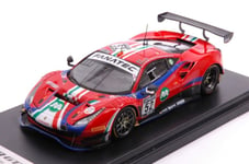 Ferrari 488 Gt3 #52 2nd.24h Spa 2021 Mach Wart Bert Severine 1:43 Model