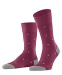 FALKE Men's Dot M SO Cotton Patterned 1 Pair Socks, Red (Red Plum 8236), 5.5-8