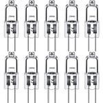 G4 halogenlampa 10W 12V - Varmvitt - 10-pack 10W 10W 10W 10W 10 pcs