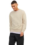 JACK & JONES Mens Classic Sweater Moonbeam XXL