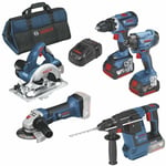 Bosch - kit 5 outils gsr18v-60c gdr