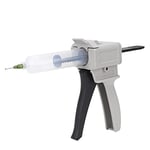 30ml Glue Gun,Plastic Epoxy Glue Gun Dispenser Gun with Putter Adhesive Application Handle Tool Mixing Dispensing Gun for Pressing and Squeezing Glue