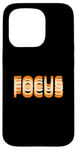 Coque pour iPhone 15 Pro Orange Focus Orange Graphic