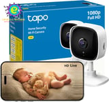 Tapo Mini Smart Security Camera, Indoor CCTV, Works with Alexa&Google Home, No H