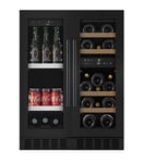 Wine and beer cooler combination package 60 Anthracite Black