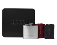 Hugo Boss Men's Gift Set Stylish Hip Flask & 2 Pairs of Socks Event Gift Set New