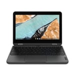 Lenovo 100E 4th Gen 11.6 Inch HD MediaTek Kompanio 520 4GB RAM 32GB eMMC Te Reo Chromebook - Graphite Grey