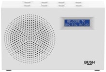 Bush Compact Portable DAB/FM Radio - White