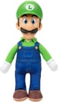 The Super Mario Bros. Movie Poseable Luigi Plush, Stands 14  35cm Tall, Realis