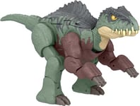 Mattel Jurassic World Transforming Dinosaur Toy, Giganotosaurus to Nasutoceratops, Massive Stretch Fierce Changers 16-Step 2 in 1 Figure, HPD34