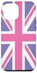 iPhone 12 Pro Max Purple and Pink, United Kingdom The Union Jack Flag Case