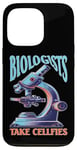 Coque pour iPhone 13 Pro Biologists Take Cellfies Humour de laboratoire scientifique