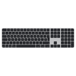 Apple Magic Keyboard med Touch ID och numerisk del till Mac-modeller med Apple-chip (USB‑C) – spanskt – svarta tangenter