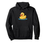 Cute Yellow Rubber Ducky Little Bath Toy Duck Pullover Hoodie