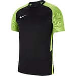 Nike Dri-Fit Strike II, Men's Short Sleeve Jersey, Black/Volt/White, 2XL