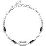 Bijoux Karl Lagerfeld  Bracelet en acier et cristal