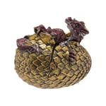 Hocus Pocus Halloween Fang Golden Dragon Egg Figurine