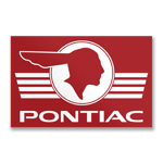 Pontiac Retro Logo Sticker, Accessories