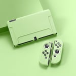 Accessoires Shell Estuche Pour Nintendo Switch &amp; Lite &amp; Coque Oled Nitendo Swich Case Joy Con Carcasa Joycon Funda Joystick De Jeu, Pour Oled Green- Chine