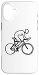 Coque pour iPhone 16 Plus Cyclisme Graphic Racing Bicycle