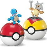 MEGA Pokémon Pokeball Byggesett 45 Deler - Squirtle & Cubone