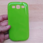 COQUE SILCONE SOUPLE POUR SAMSUNG GALAXY I9300 GALAXY S3 VERT