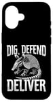 Coque pour iPhone 16 Déguisement Tatou Animal Armadillos