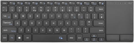 Rii Wireless Keyboard with Trackpad,Bluetooth Keyboard&2.4G Wireless...