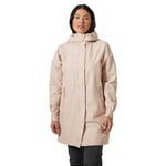 Helly Hansen Womens W Active Ocean Bound Raincoat - Pink Cloud, S