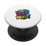 The brain is weird. Neurological & Neurodiversity Psych col PopSockets Adhesive PopGrip