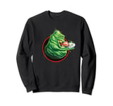 Ghostbusters Vintage Slimer Snacking Retro Badge Sweatshirt